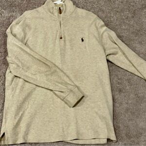Polo by Ralph Lauren Cream Zip Up Sweater